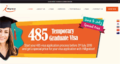 Desktop Screenshot of i-migration.com.au
