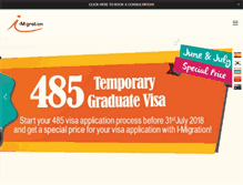 Tablet Screenshot of i-migration.com.au